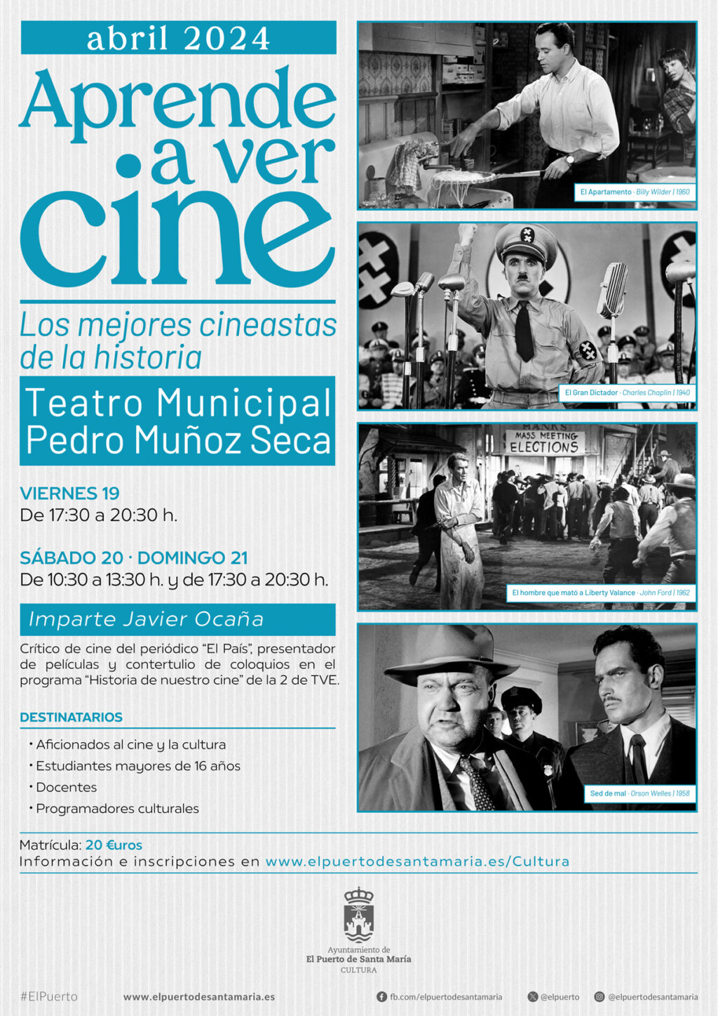 Cultura-organiza-el-curso-“Aprender-a-ver-cine:-Los-mejores-cineastas-de-la-historia-(volumen-1)”