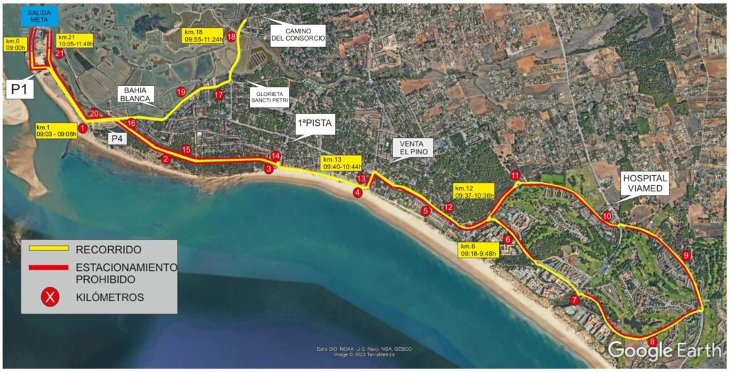 El-domingo-habrá-cortes-de-tráfico-temporales-por-la-Media-Maratón-Ciudad-de-Chiclana