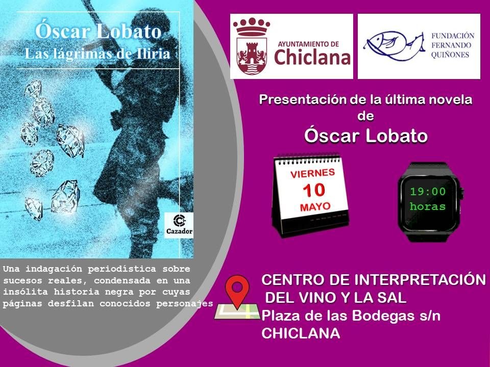 Óscar-Lobato-presenta-en-Chiclana-la-novela-‘Las-lágrimas-de-Iliria’